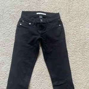 Black jeggings worn once